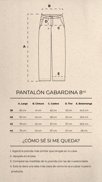 Guía de talles