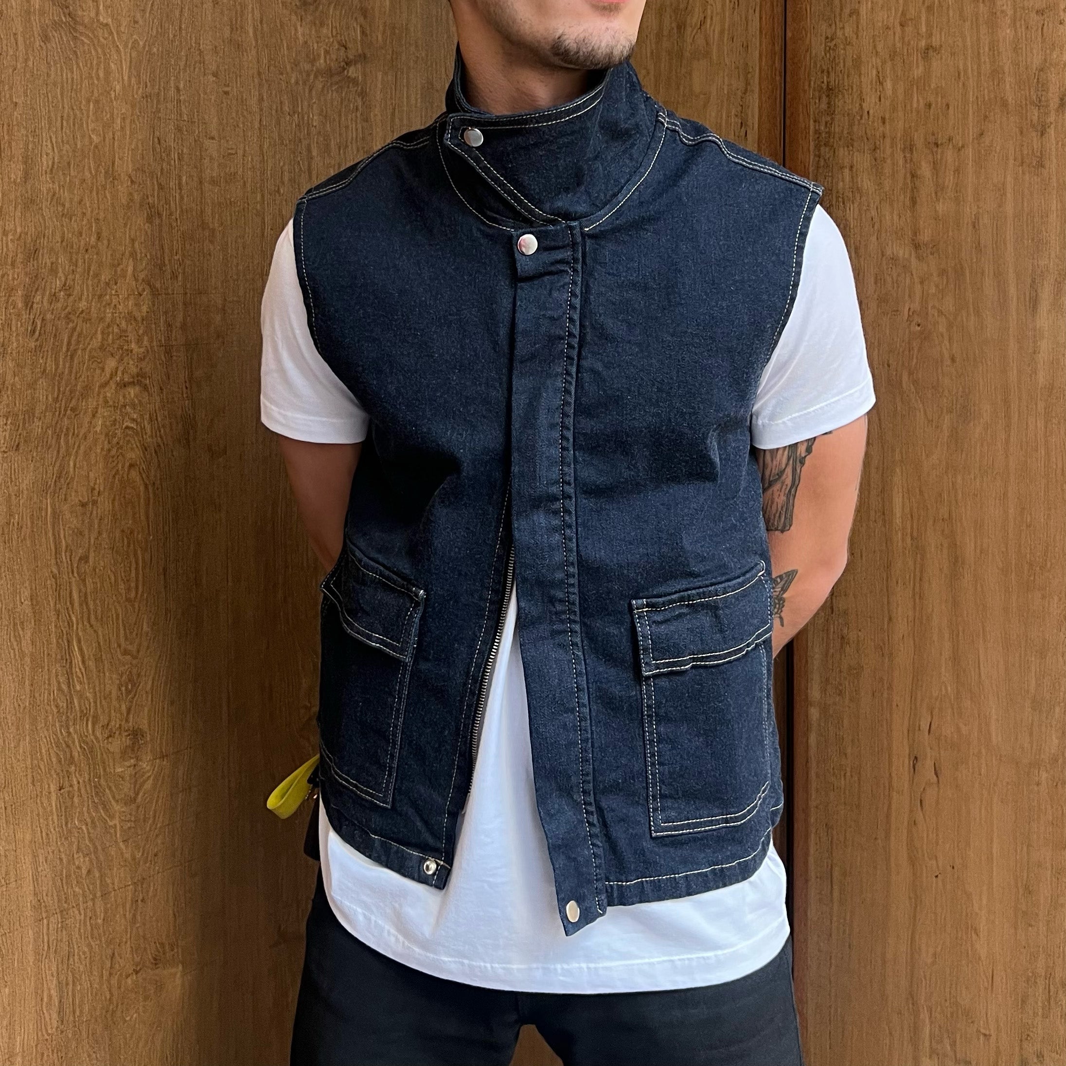 Chaleco Minimal [Denim 12oz]