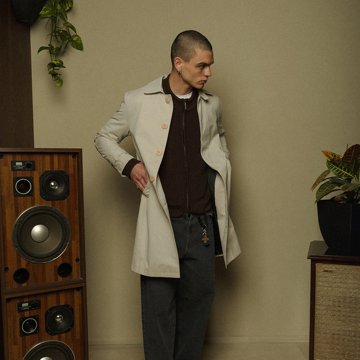 Trench Pilotero Slim Fit